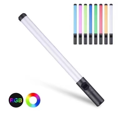 Rgb Colorful Flash Speedlight Fill Lamp Wand Rechargeable Video Rgb Light Photography Live LED Light Stick