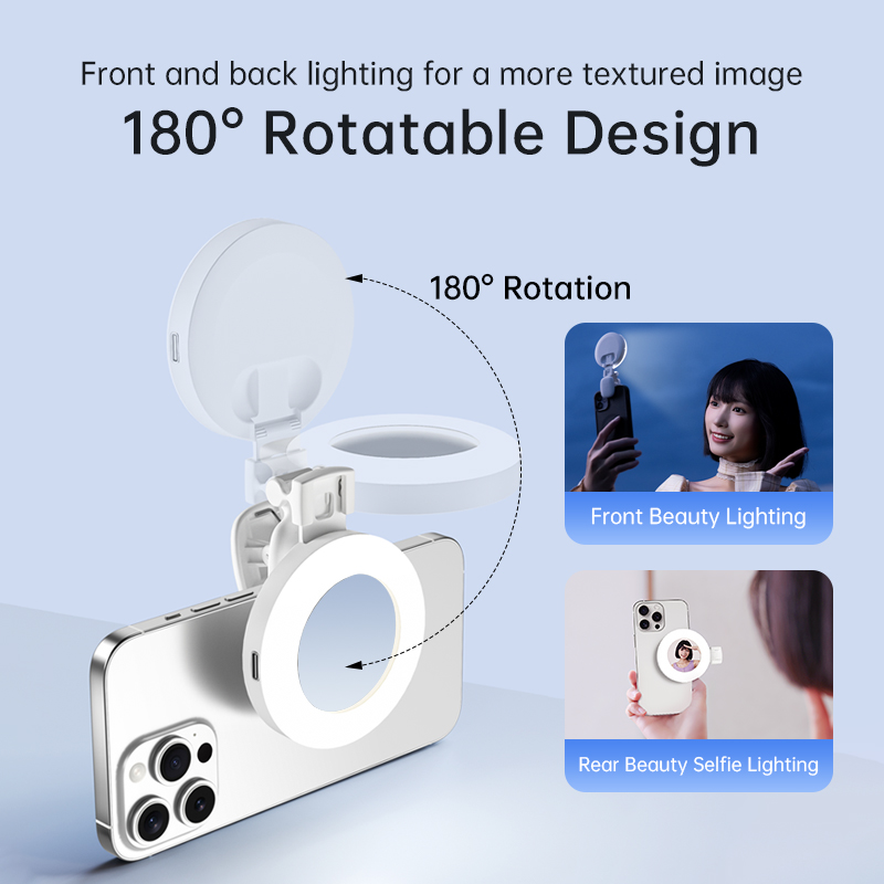 Factory Wholesale 2026 New Portable Ring Light Fill Light Bracket Video Light Phone Light Customize