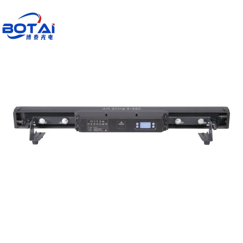 BOTAI 360W Hybrid Outdoor Strobe Light 90x3W Seamless Splicing 30Hz Flashing Emergency Alerts Warm White &amp; White LED 400W Power