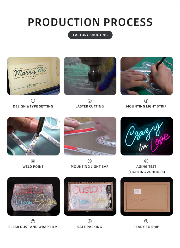 Custom Neon Sign Display 16