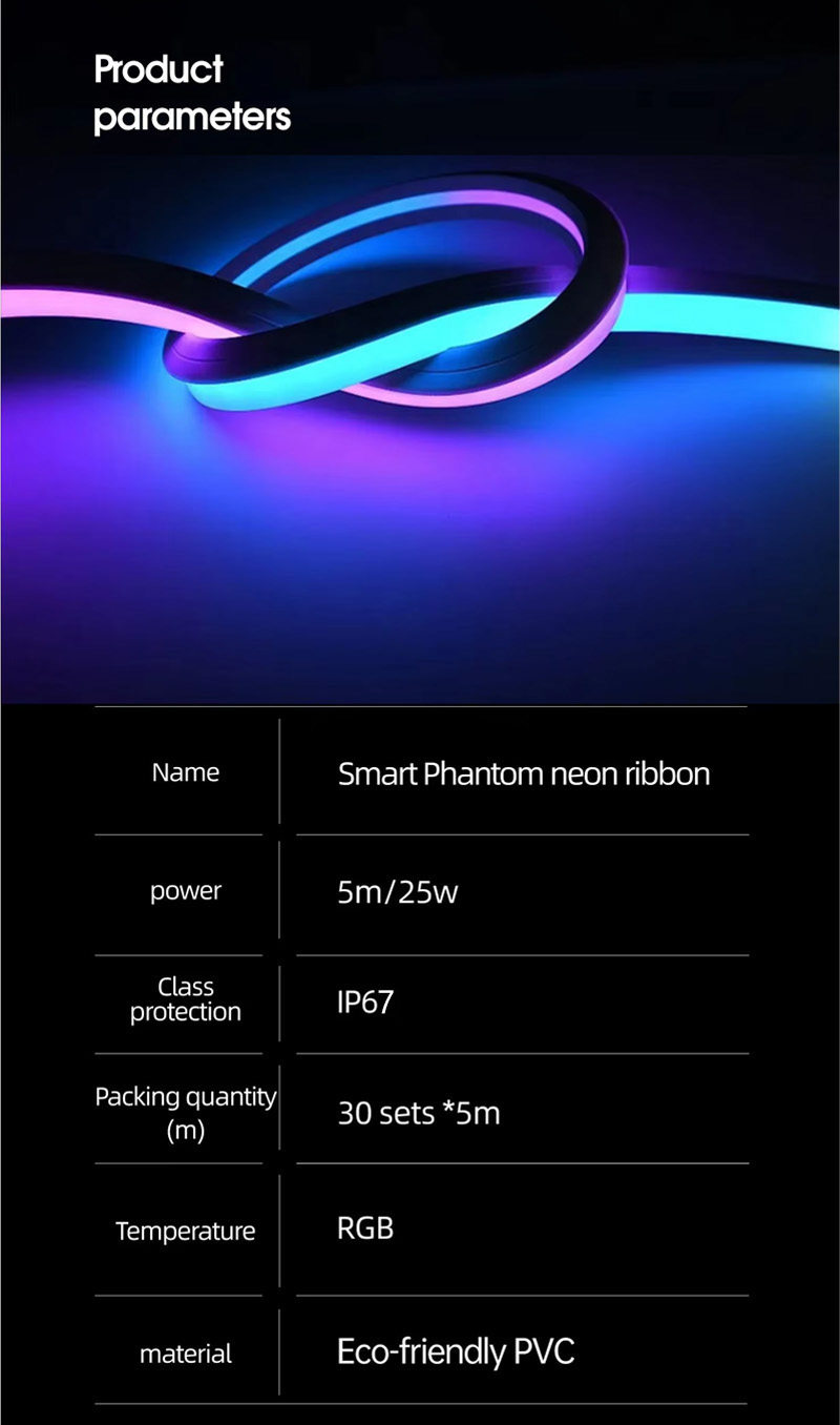 Flexible Neon Strip Light Detail 7