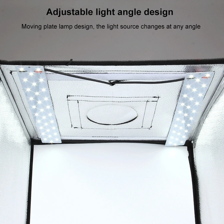 Photo Studio Light Box 40cm Portable Softbox Photo Lightbox Tent With 6 Colors Background for Studio Photography Box LED Light