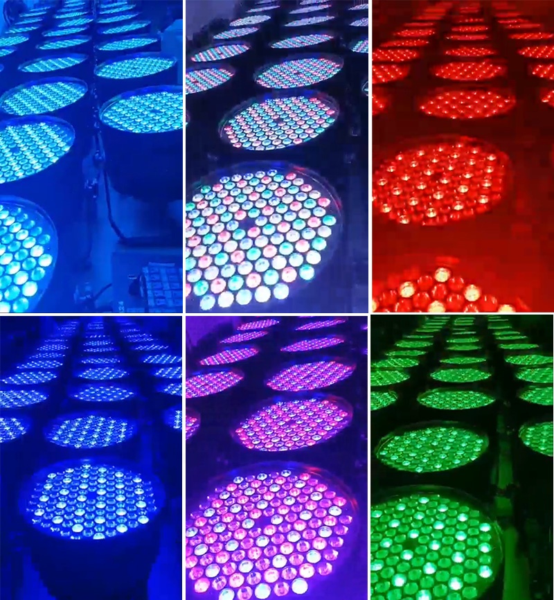NEBULA 120*3W LED RGBW DMX Wash ParCan Washer Stage Lighting Par Light