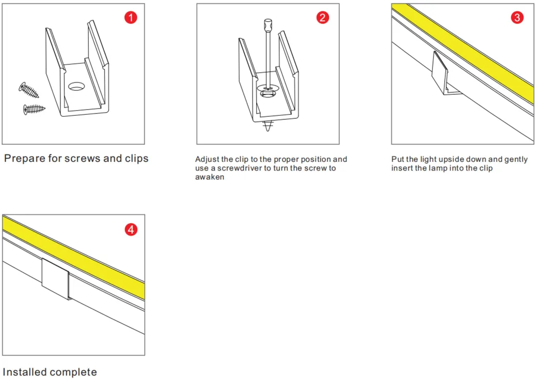 Clip mounting