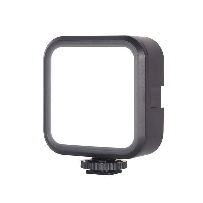 WL62 W016 Small Portable Plastic Live Streaming Vlog LED Light 800LM 3000K-5500K Mobile Phone Camera Photography Fill Light