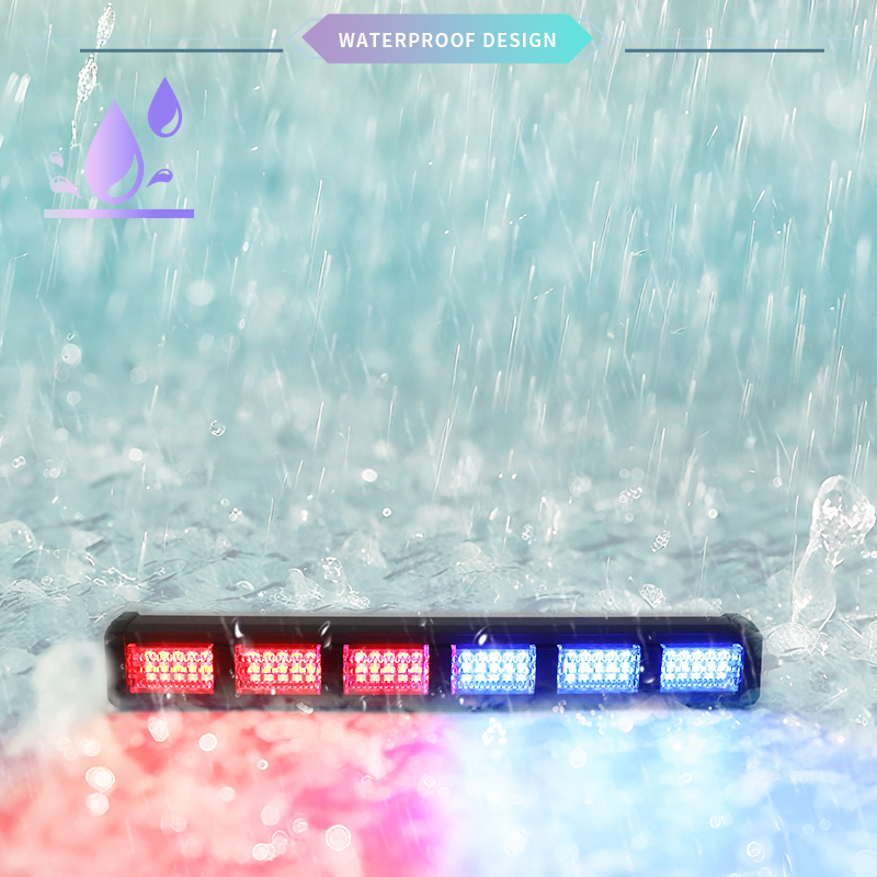 Car Styling Flashing Emergency Signal Lamp Lights 12v 24V RGB Windshield Sucker Installation Strobe Warning Light