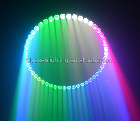 6m Kinetic LED Ring RGBW Projection Lights 300W Power for Hotel Application