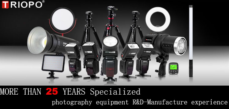 Triopo photography camera accessories speedlite flash speedlight light