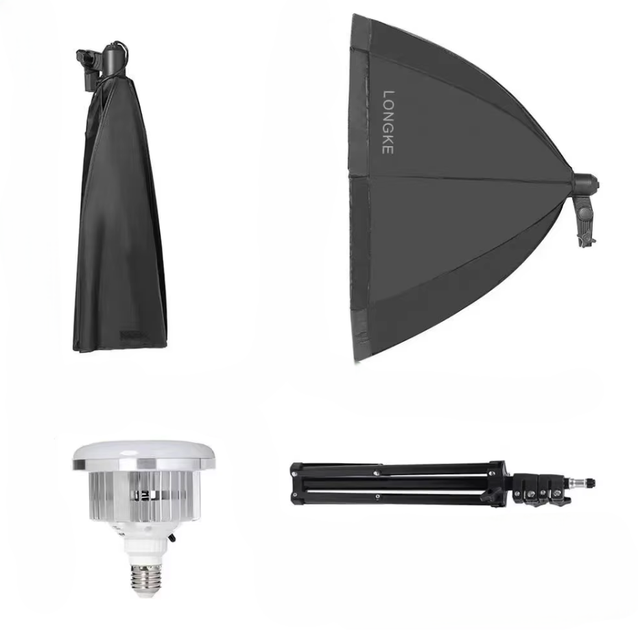 LED Live Photography Light Three Color Temperature Aluminum Alloy for Set for Professional Beauty Fill Light Live Broadcast