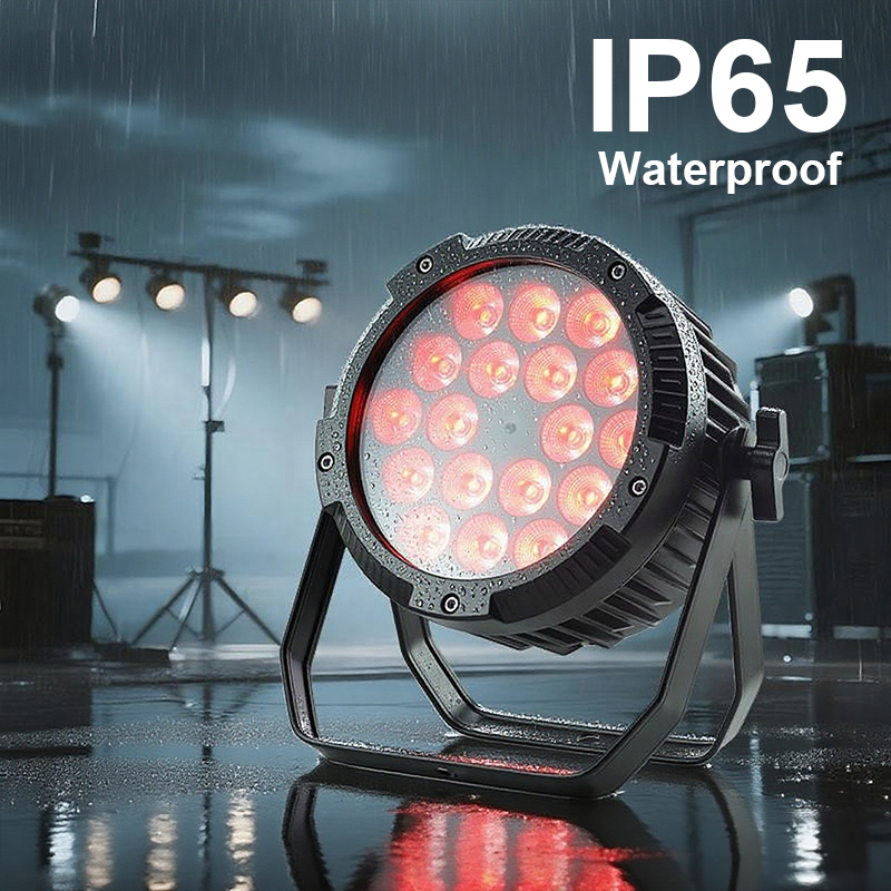 Manufacturer's Best Price IP65 CE 18*10W RGBW LED Par Can Flat Light 4in1 Waterproof Outdoor Stage Event DJ Lighting Spotlights