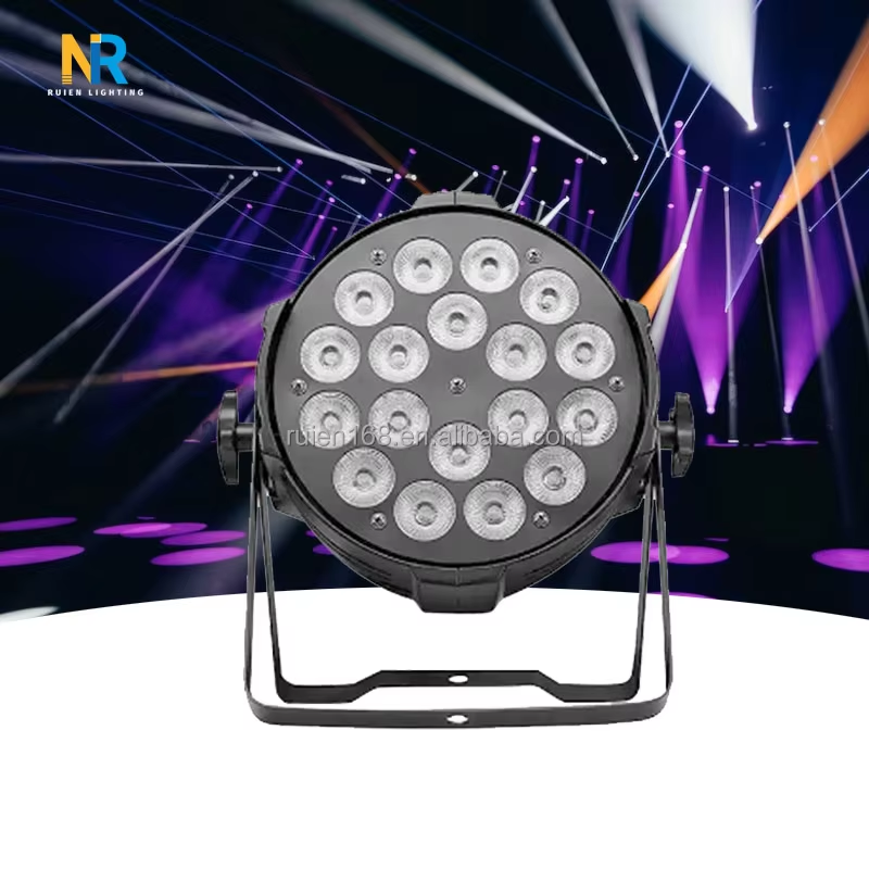 RGBW 4in1 5in1 6in1 DMX512 Control Sound Activated LED Parcan Stage Light for Disco DJ Live Performances