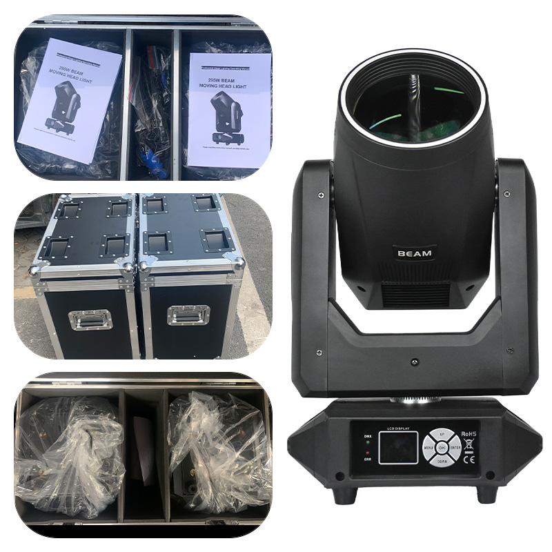 Redsun 14R 295W Moving Head Sky Beam Light 295 Disco Party Show Stage Lights for Event
