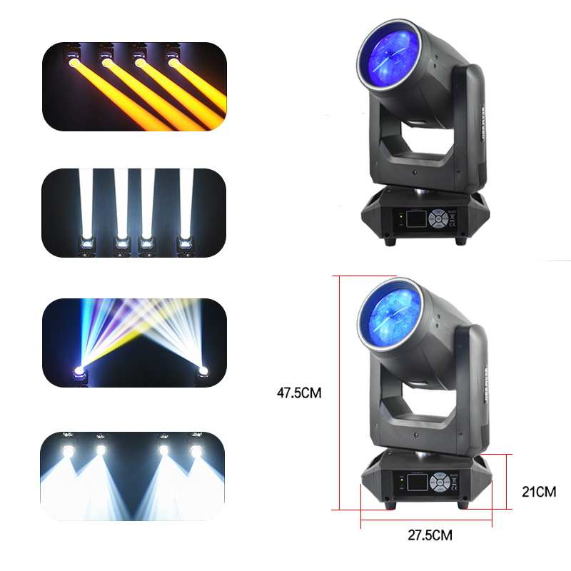 Redsun 14R 295W Moving Head Sky Beam Light 295 Disco Party Show Stage Lights for Event