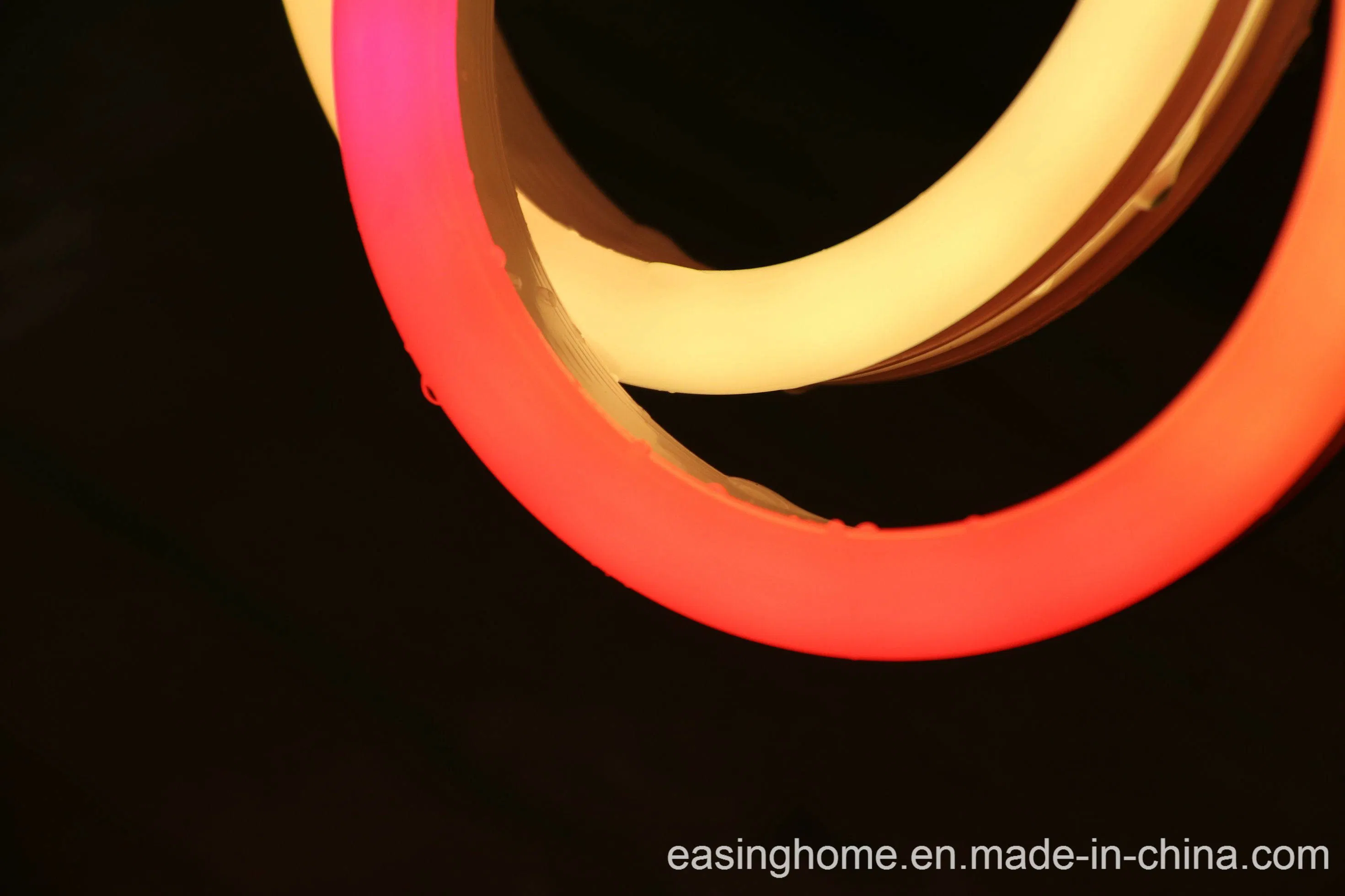 IP67/IP68 Waterproof Ap302 Rope Lighting 160lm/W Rgbww LED Strip Light Unique Design Silicone Random Bendable Tube Profile for Commercial