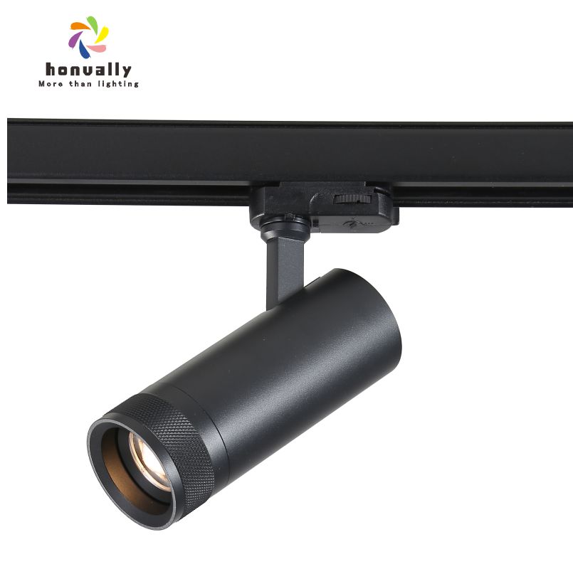 Dimmable Zoom LED Spotlight for Retail &amp; Living Room | Modern Slim Profile DALI Control