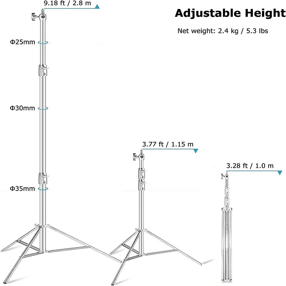 Stainless Steel Light Stand Detail 2