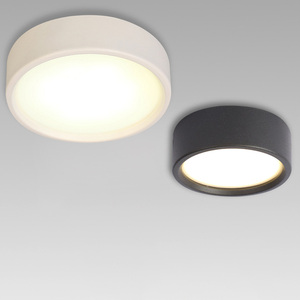Surface Mounted LED Panel Ceiling Light Fixture Flat Flush Mount Downlight Lamp for Closet Hallway Stairs Bathroom Basement