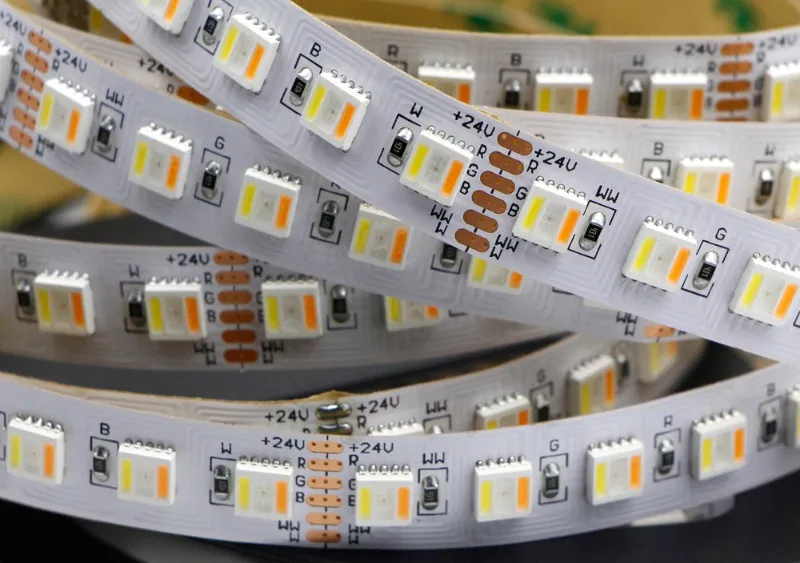 SMD5050 Rgbcc Flexible LED Strip Light color chart