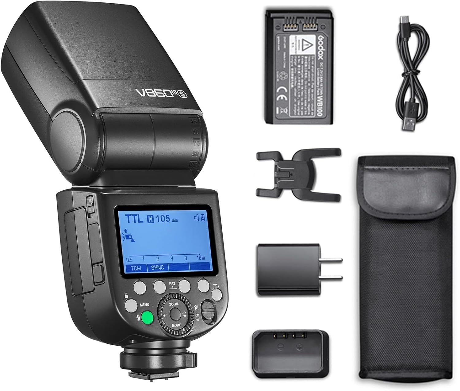 Godox V860III-c/n/s Ving V860III TTL Li-Ion Flash Kit HSS 1/8000s 2.4G GN60 Speedlight 2600mAh Battery Speedlite Modeling Light