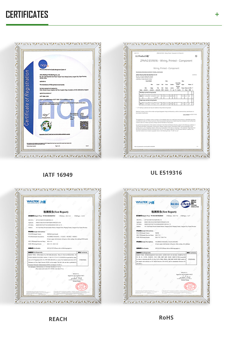 Factory Certifications