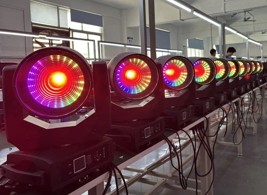 150W Mac One Rgbl LED Beam Wash Moving Head Light with Fresnel