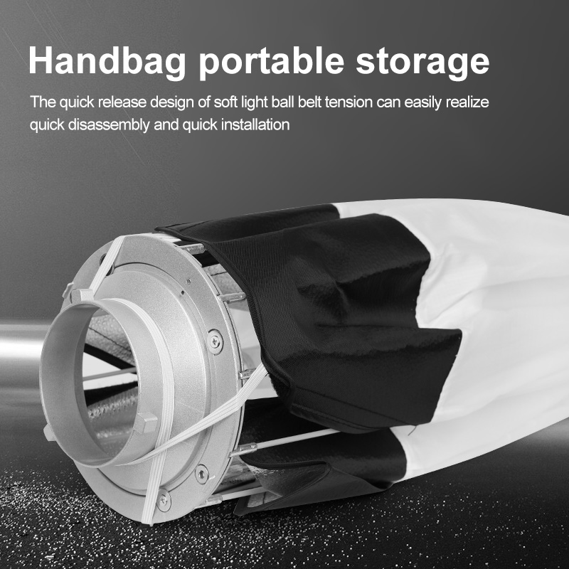 80cm Lantern Spherical Collapsible Video Light Softbox Photography Diffuser Professional Audio Video Lighting