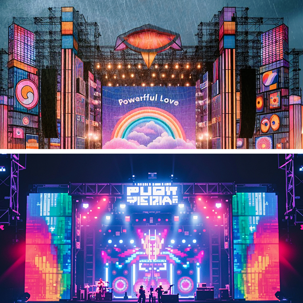 IP65 Waterproof Outdoor Par Light 24x12W RGBW 4-in-1 LED DMX512 8-Channel Sound Control CRI90 3200-7800K Stage/DJ/Wedding/Club