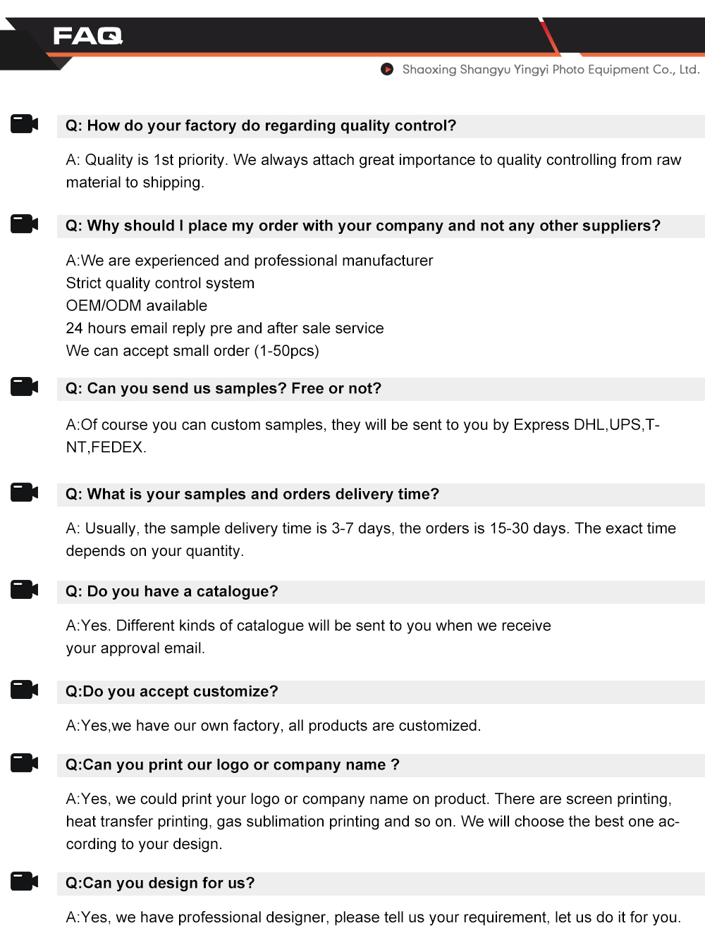 Frequently Asked Questions Overview