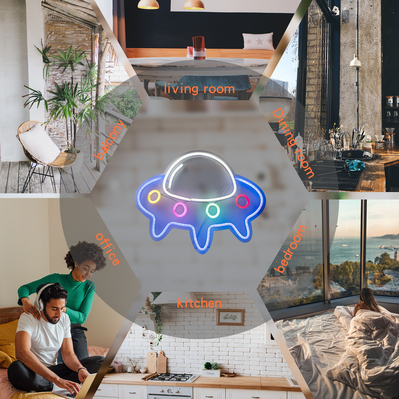 Custom Neon Signs Personalized Dimmable LED RGB Neon Lights Signs For Wall Decor Bedroom Wedding Birthday Bar Company Logo Name
