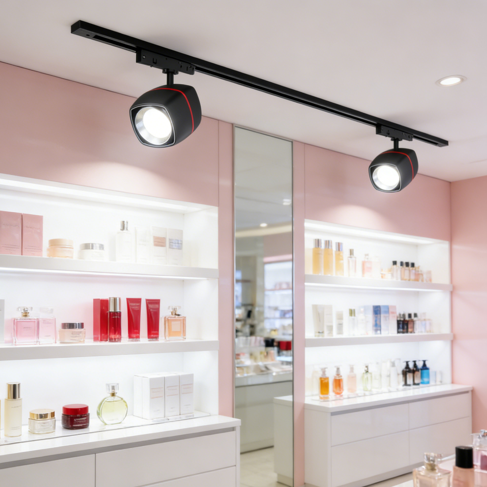 Narrow Edge High Brightness Directional Spotlighting 5mm 10W Track Spotlight Precision Lighting for Exhibition Hall Window