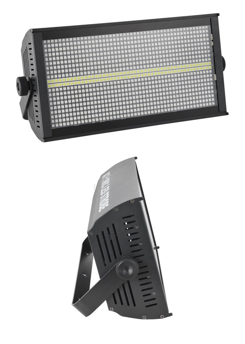 Mingjie 1000W LED Strobe Light 8+8 Segment Chasing Effect RGB Coloring Flash Effect 5 Control Modes Stage Lighting