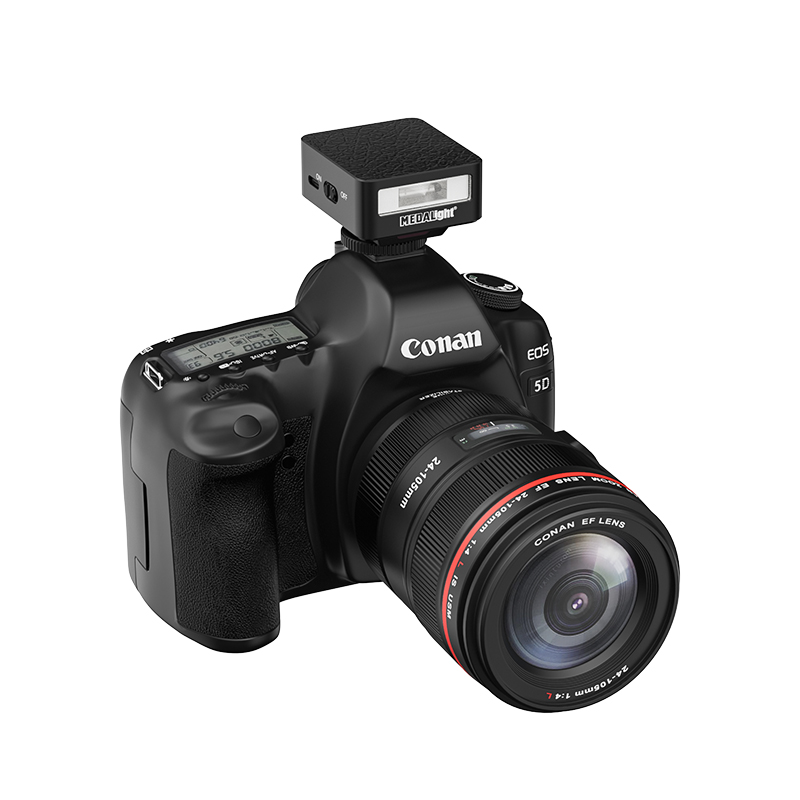 Medalight F30 Professional Mini Camera Flash Speedlight with Optical Slave Trigger for for for Fuji Ricoh Gr3