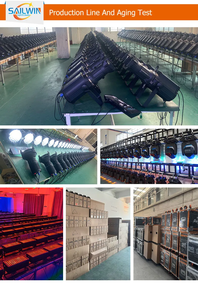 LED Fresnel Spotlight Zoom LED Stage Light for Theater Show