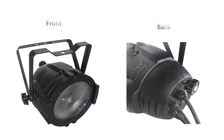 Stage Washing Par 150W 3200K/5600K LED Fresnel Parcan RDM-DMX COB White LED