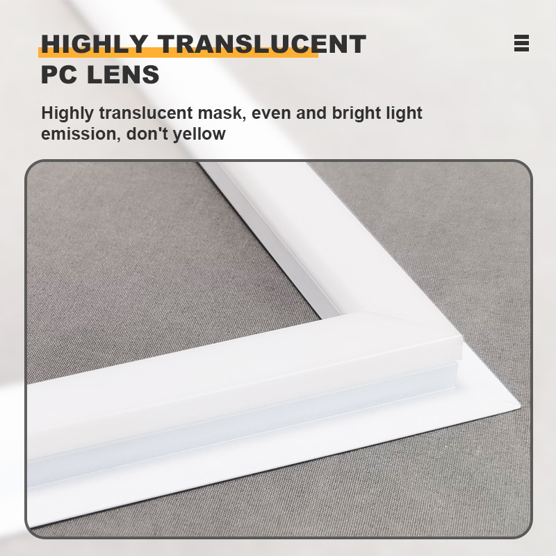 60x60 Square 35W 45W 54W Dimmable Energy Saving 5CCT Slim Led Backlit Recessed Ceiling Panel Light for Office Commercial Use