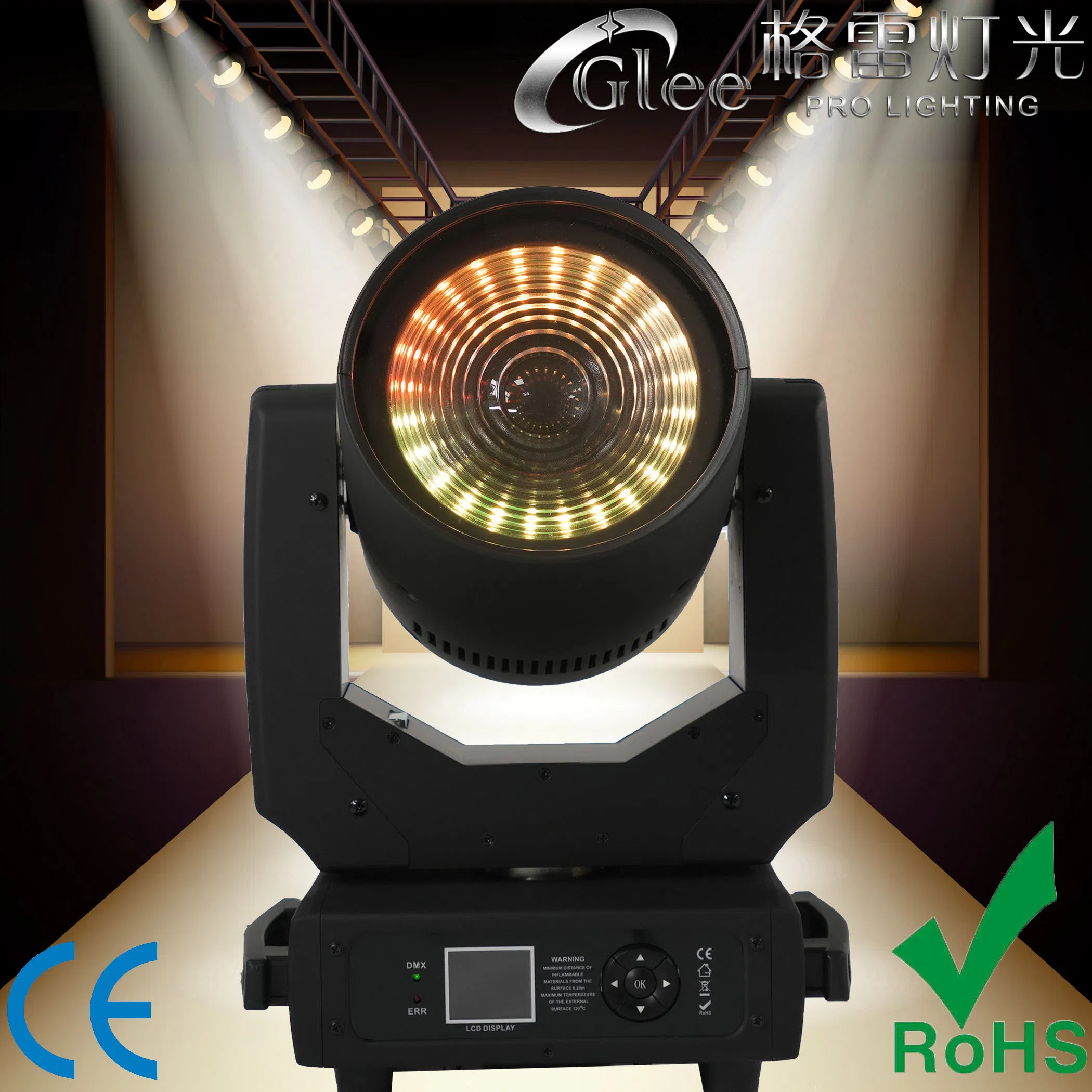 150W Mac One Rgbl LED Beam Wash Moving Head Light with Fresnel
