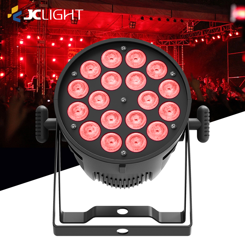 18Pcs Rgbw 4In1 Led Par Light 18*10W Par Can Stage Light Dj Party Disco Bar Effect Lighting With Remote Control