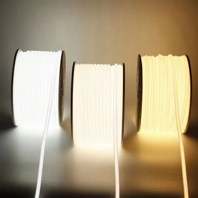COB 110V 220V 288leds IP67 50m 100m 3000k 4000k 6500k Cob Led Strip High Density Outdoor Waterproof Flexible Cob Led Light Strip