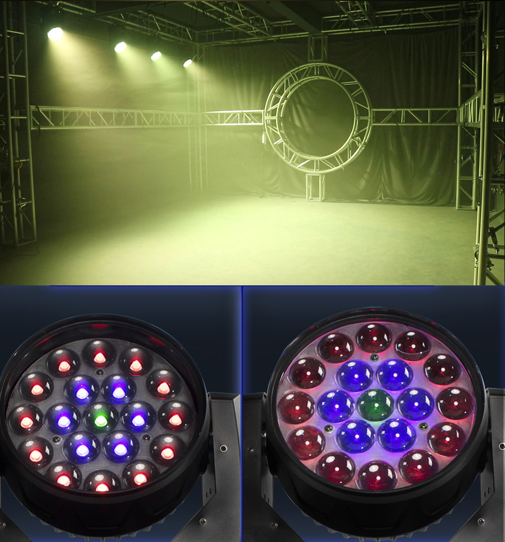 19x15w Led Moving Head Light RGBW 4in1 LED 19*15W Zoom Wash LED Moving Head