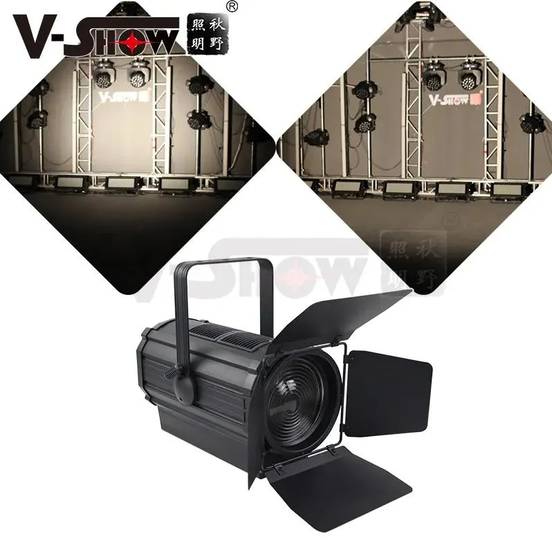 Zoom Spot LED Lighting 300W LED Fresnel Spotlight Studio Lights Back Interface