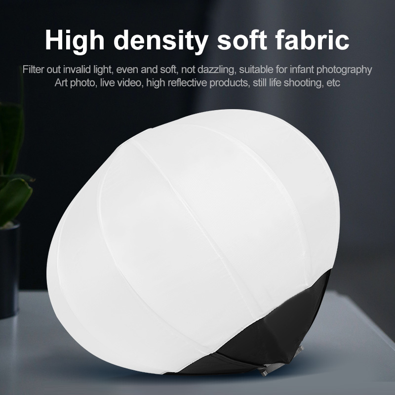 80cm Lantern Spherical Collapsible Video Light Softbox Photography Diffuser Professional Audio Video Lighting