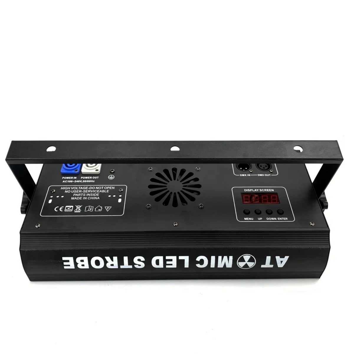 8+8segment Strobe Light 200W DMX512 RGBW LED Strobe Light Sound Activated for Night Club Disco DJ Stage Lighting