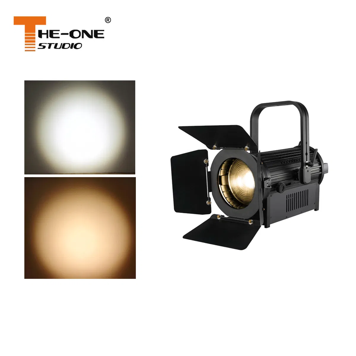 200W WW Fanless No Noise Led Studio Fresnel Light