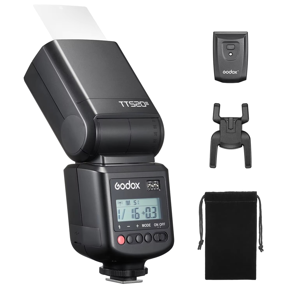TT520III Flash Speedlight Professional Wireless Universal 433MHz Camera