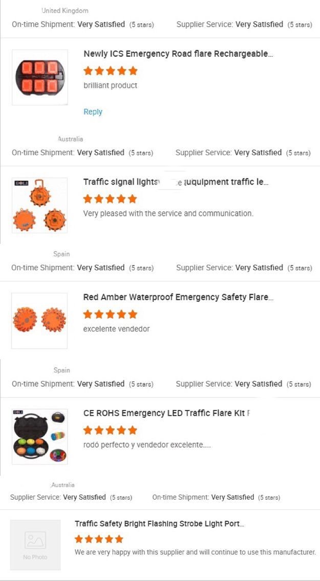 High Power Rechargeable Car Emergency Strobe Traffic LED Road Flares Warning Light