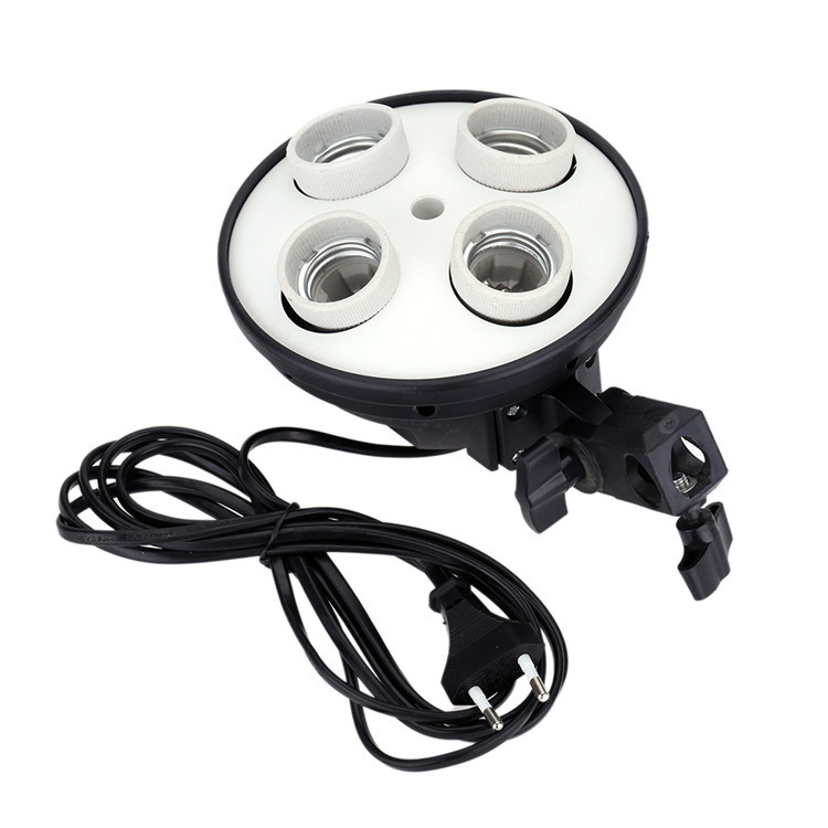 Photographic Equipment Photo Studio Soft Box Kit Video Four-capped Lamp Holder Lighting 50*70cm Softbox Photo Box