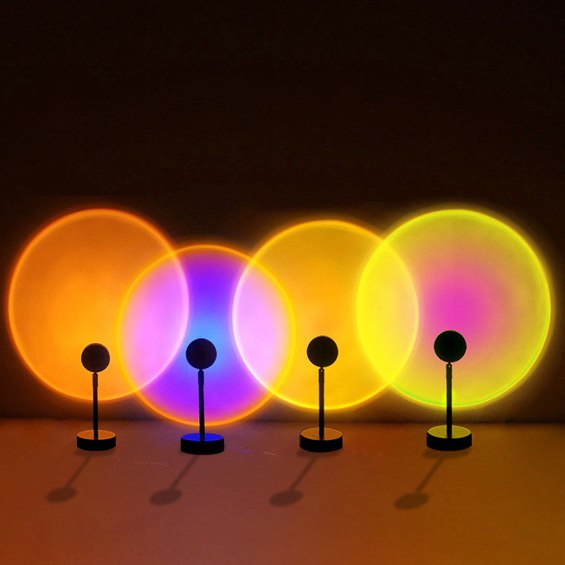 Newish Remote Control RGB Sunset Light Atmosphere Projection Light Sunset Photography Creative Art Light