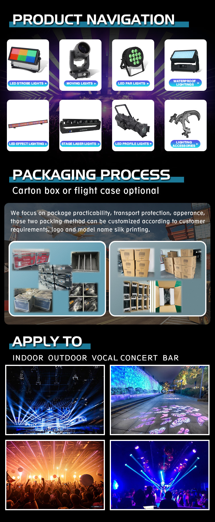 Stage Lighting Category Guide
