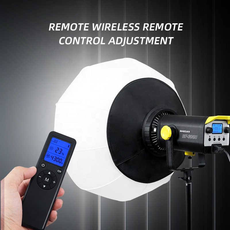 80cm Lantern Spherical Collapsible Video Light Softbox Photography Diffuser Professional Audio Video Lighting