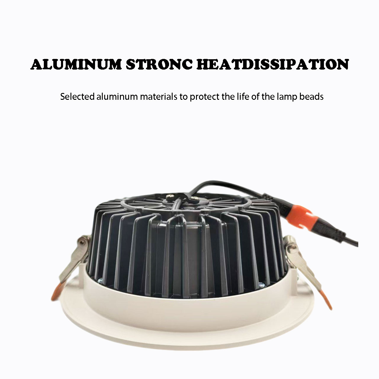 High Brightness COB LED Downlight with Driver Recessed Ceiling Spotlight for Home, Office, and Commercial Lighting
